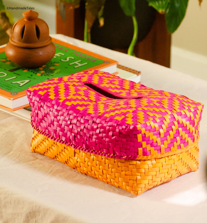 Handwoven Kottan - Tissue Box.