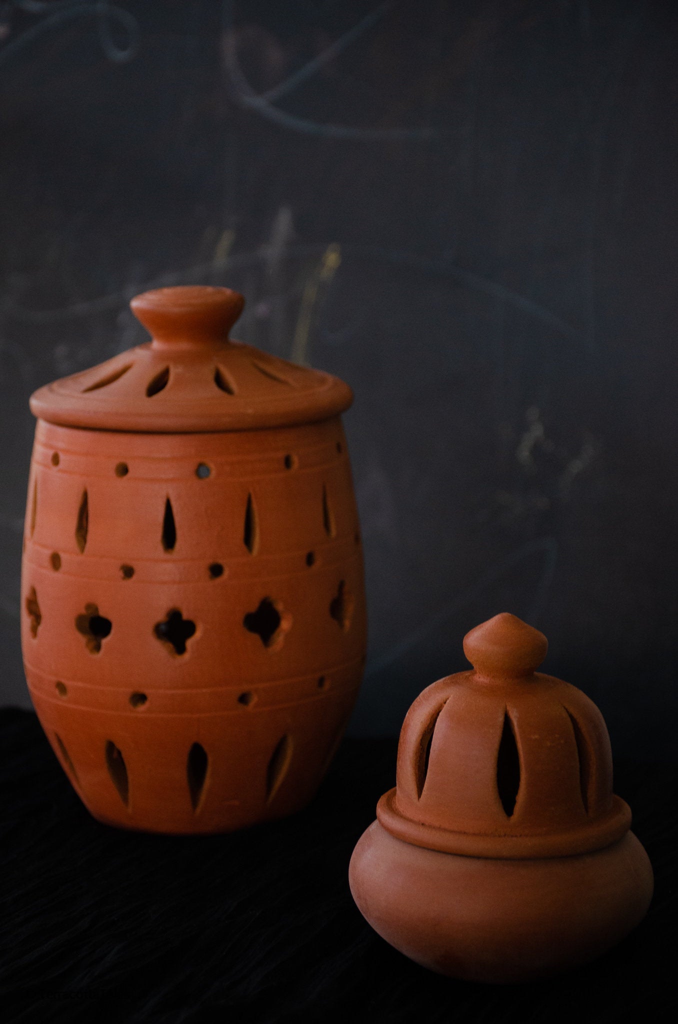 Malar Handmade Terracotta Candleholder