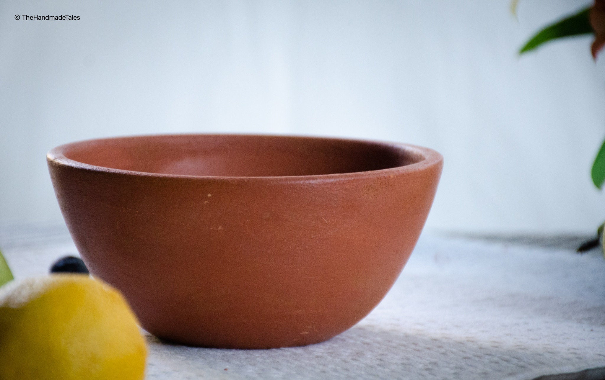 Pair of Handmade Clay Bowls