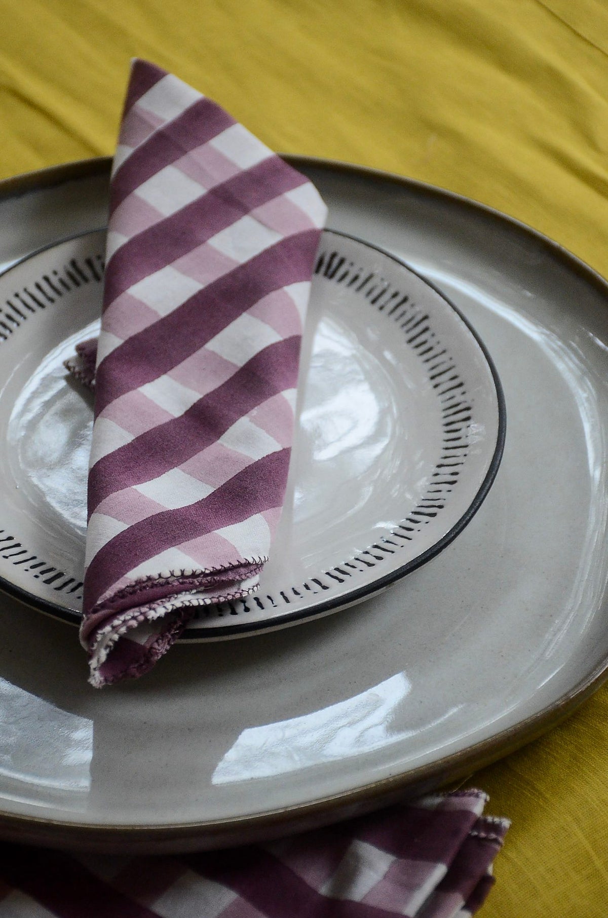 Hand Block Printed Cotton Napkins, Set of 4