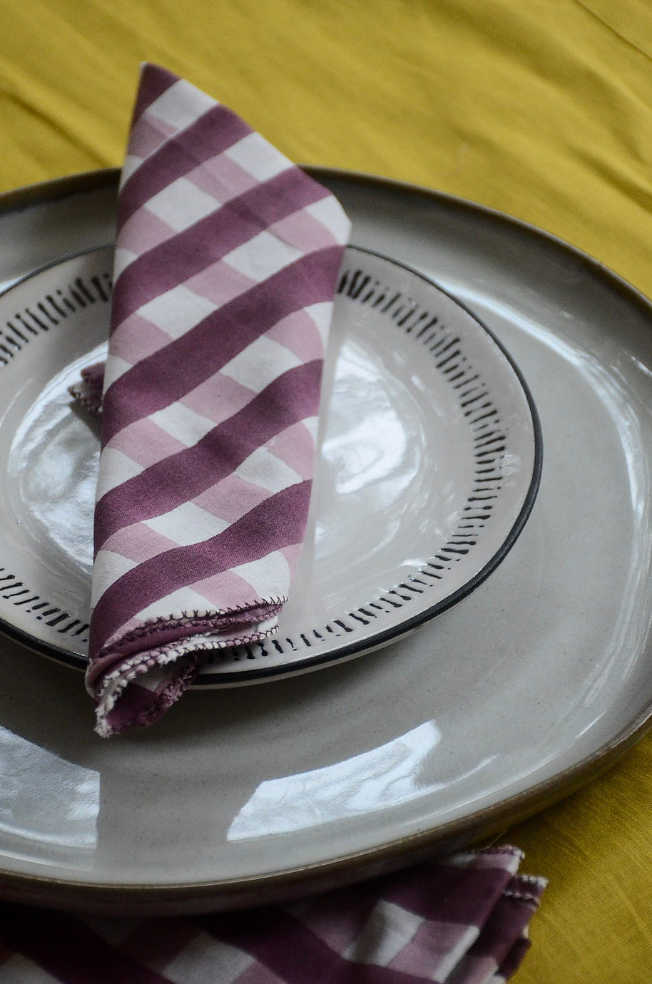 Hand Block Printed Cotton Napkins, Set of 4