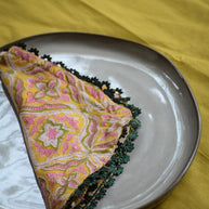 Hand Block Printed Cotton Napkins, Set of 4