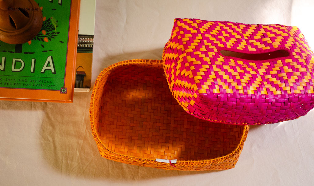 Handwoven Kottan - Tissue Box