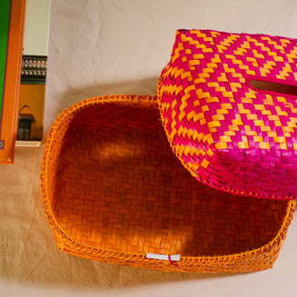 Handwoven Kottan - Tissue Box.