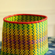 Handwoven Kottan Tall Basket.