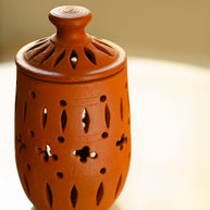 Tara Handmade Terracotta Candleholder.