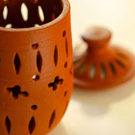 Tara Handmade Terracotta Candleholder.