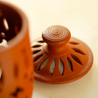 Tara Handmade Terracotta Candleholder.