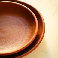Pair of Nalan Handmade Terracotta Plates