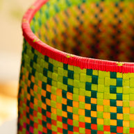 Handwoven Kottan Tall Basket.