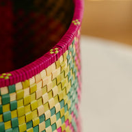 Handwoven Kottan Tall Basket.