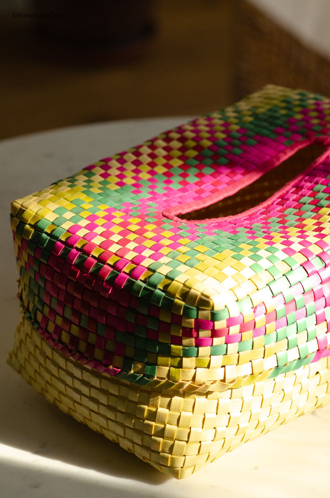 Handwoven Kottan - Tissue Box.