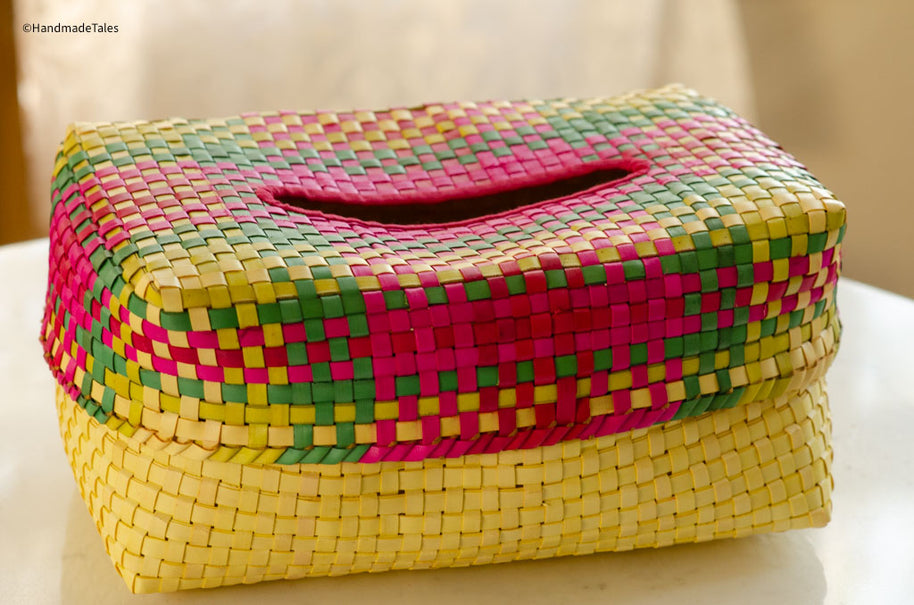 Handwoven Kottan - Tissue Box.