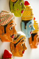 Set of 2 - Small Cherial Wall Masks