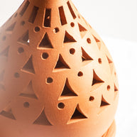 Handmade Terracotta Candle Dome.