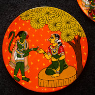 Handpainted Cherial Wall Plates - Ramayanam.