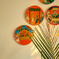 Handpainted Cherial Wall Plates - Indian Wedding.