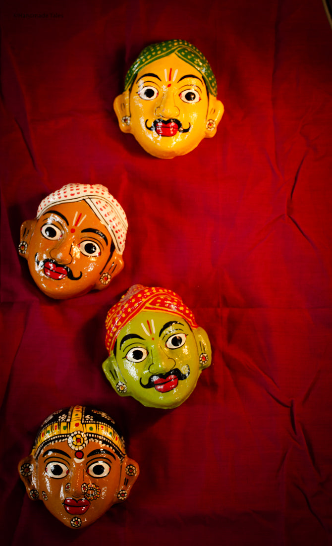 Pair of 2 - Cherial Wall Masks - Small