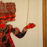 Ravana, the Ten-Faced King | Tholu Bommalata Leather Puppet