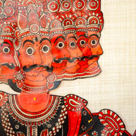 Ravana, the Ten-Faced King | Tholu Bommalata Leather Puppet