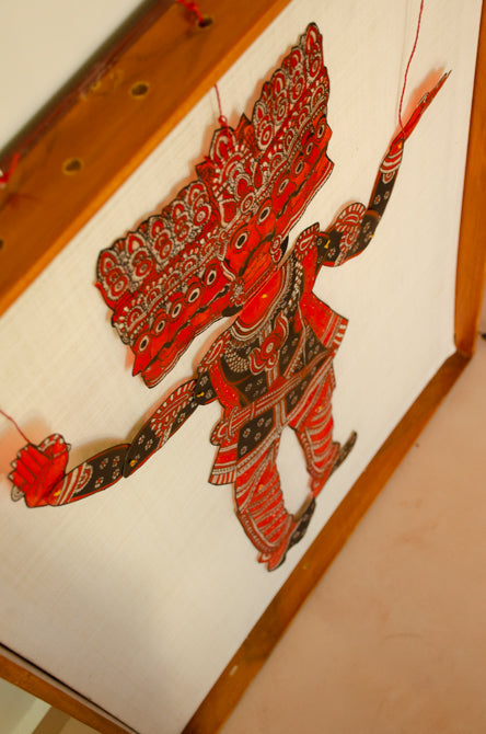 Ravana, the Ten-Faced King | Tholu Bommalata Leather Puppet