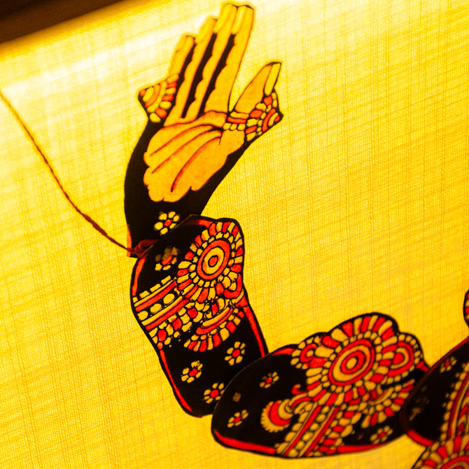 Hanuman in the Lankadhahana | Tholu Bommalata Leather Puppet