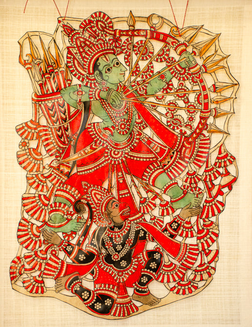 Kapidhvaja | Togalu Gombeyaata Karnataka style Leather Puppet