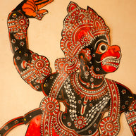 Hanuman in the Lankadhahana | Tholu Bommalata Leather Puppet