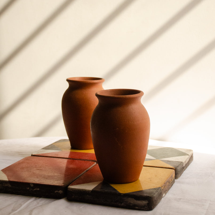 Athangudi Tiles - Geometric Pattern 1 - Set of 4