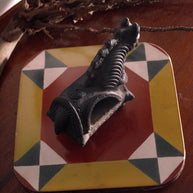 DHUPA - Black Terracotta Horse Incense Holder