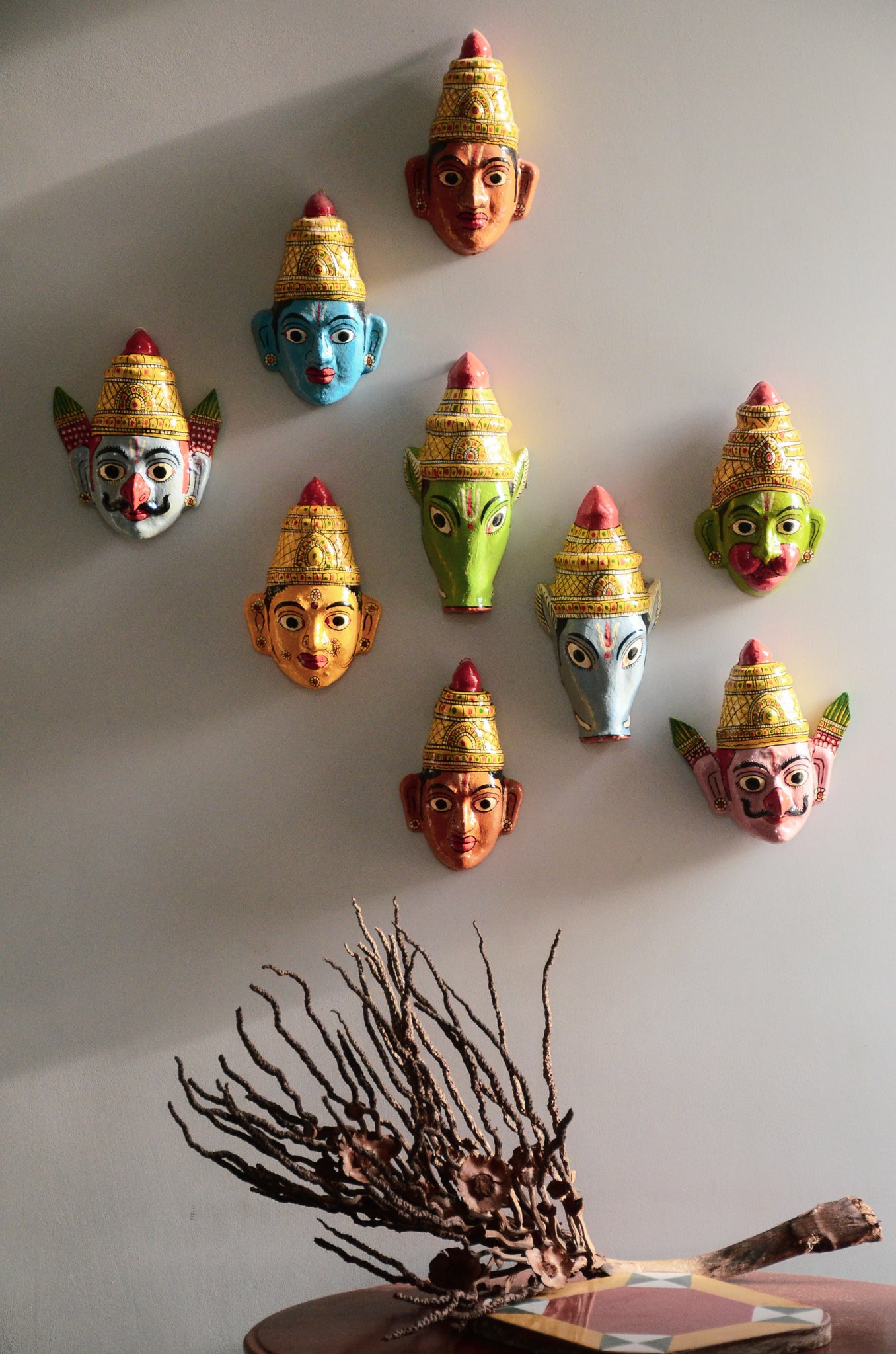 The Celestial Nine - Cheriyal Art Installation