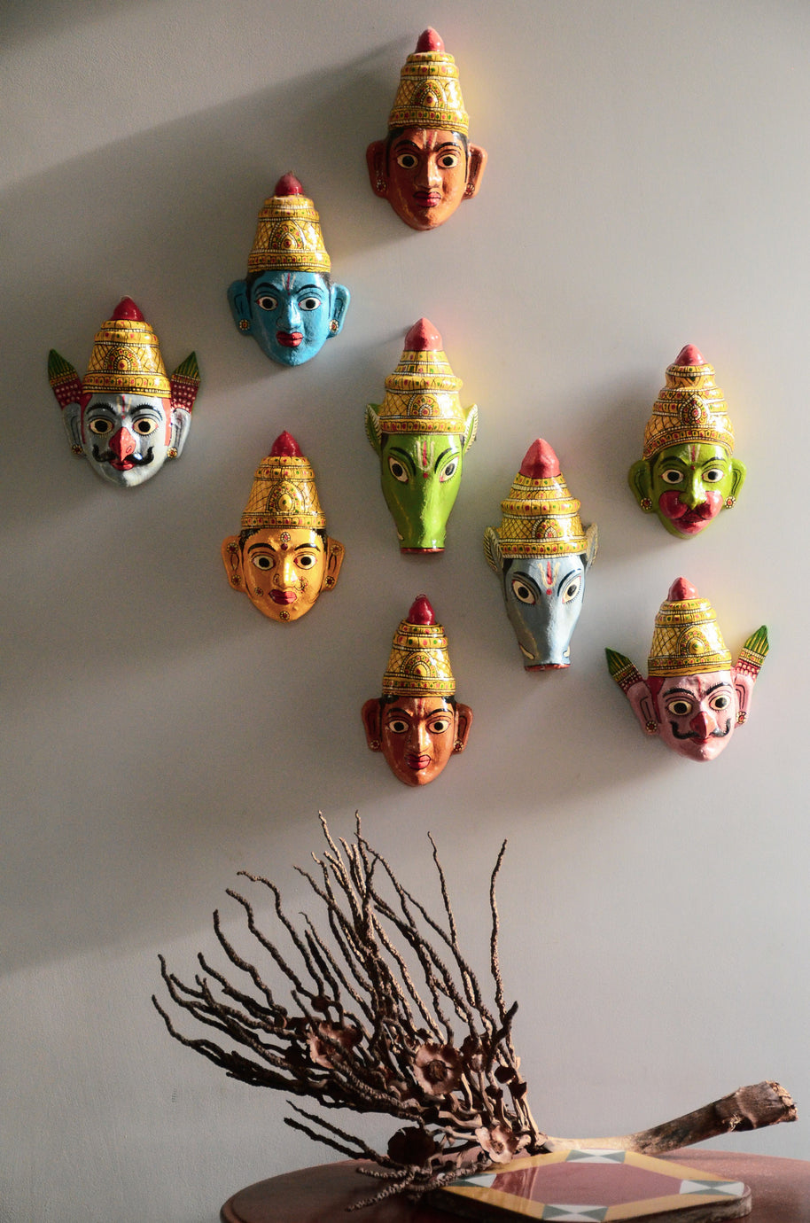 The Celestial Nine - Cheriyal Art Installation