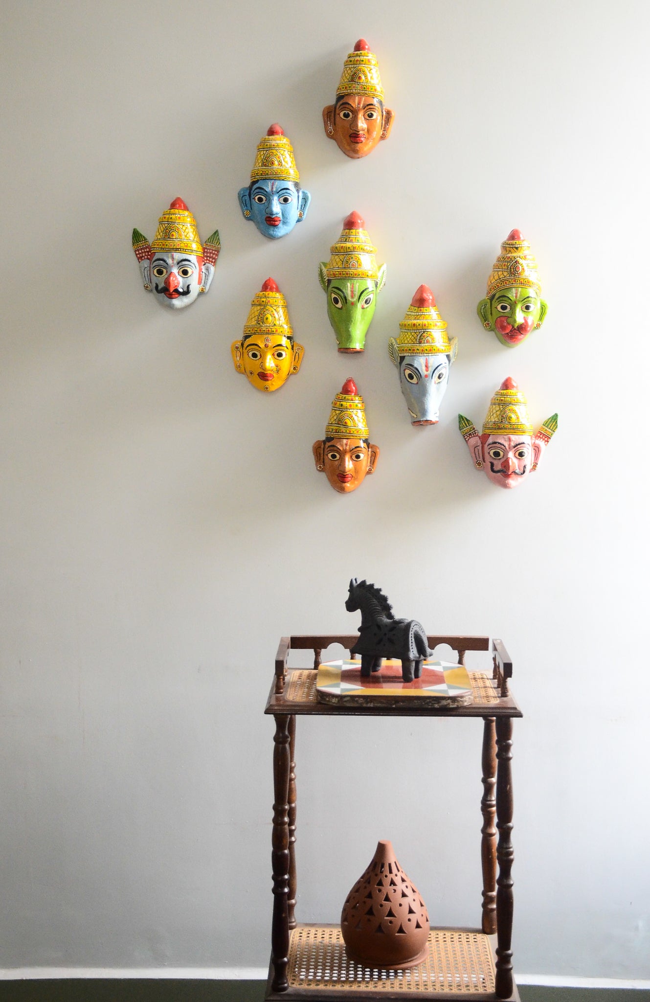 The Celestial Nine - Cheriyal Art Installation