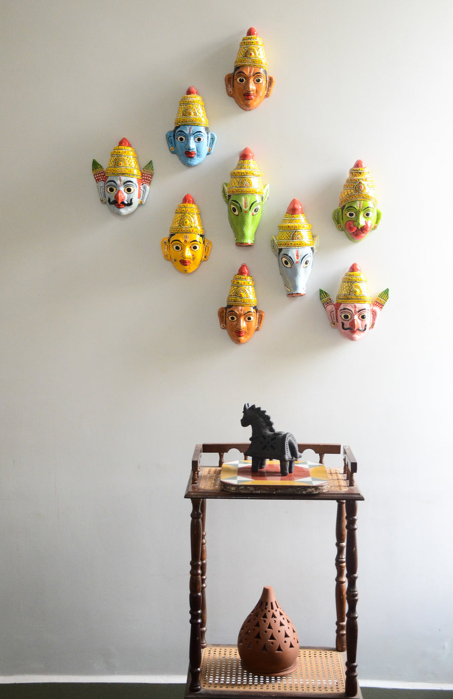The Celestial Nine - Cheriyal Art Installation
