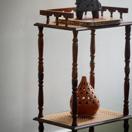 DHUPA - Black Terracotta Horse Incense Holder