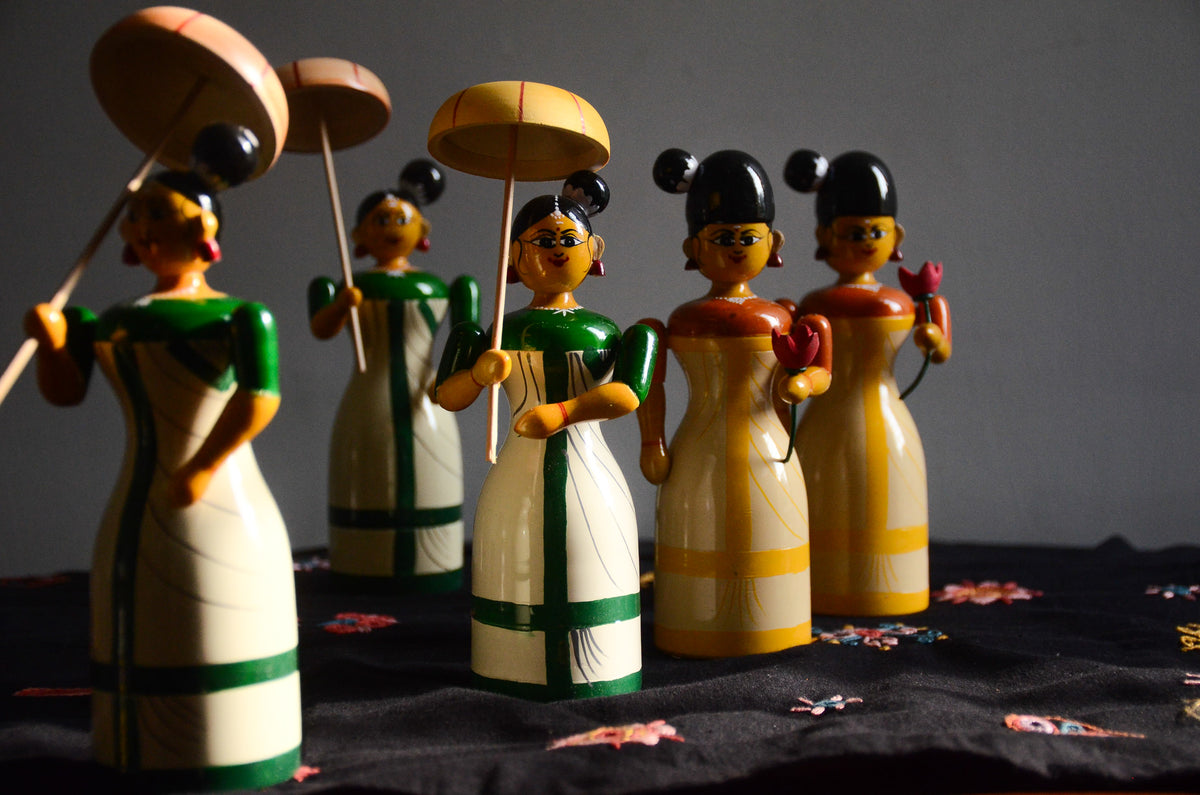 Kondapalli - Pair of Kerala Style Girls