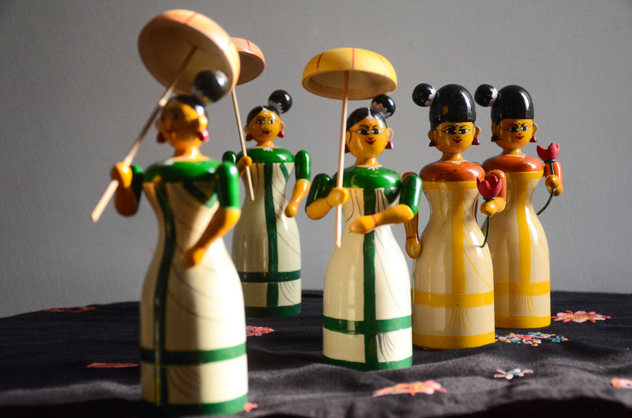 Kondapalli - Pair of Kerala Style Girls