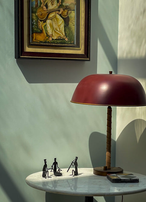 Ritual Ensemble - Modern Tribal Musician Sculpture, Matte Black Metal Art, Cultural Collectible Decor, Handmade Musician Trio.