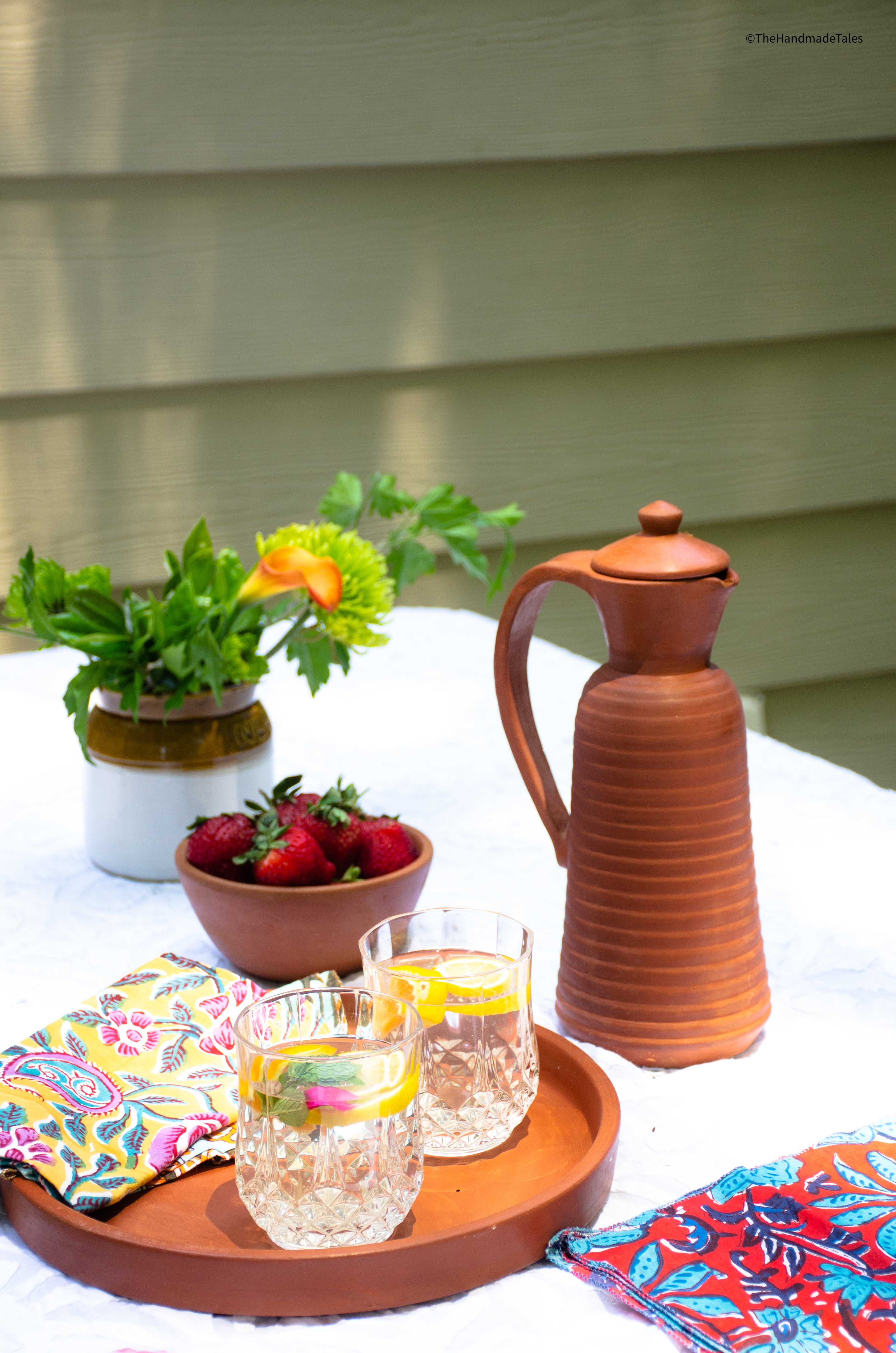 Madhu Handmade Terracotta water pitcher