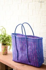 Load image into Gallery viewer, December Rose - Large Market bag, South Indian Wire Koodai
