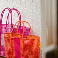 Orange Popsicle - Market Tote Basket