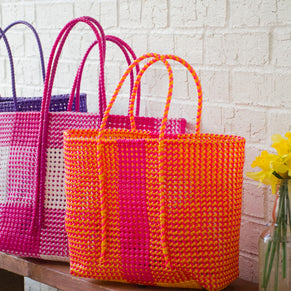 Orange Popsicle - Market Tote Basket
