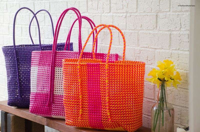 Orange Popsicle - Market Tote Basket