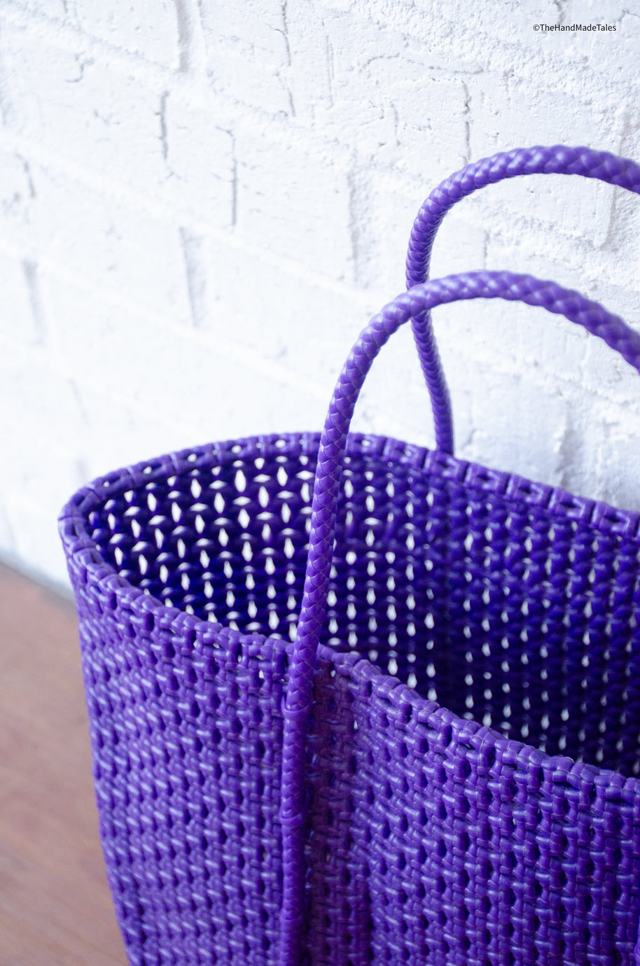 Made to Order - Purple Haze - Large Market bag, South Indian Wire Koodai
