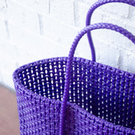 Made to Order - Purple Haze - Large Market bag, South Indian Wire Koodai