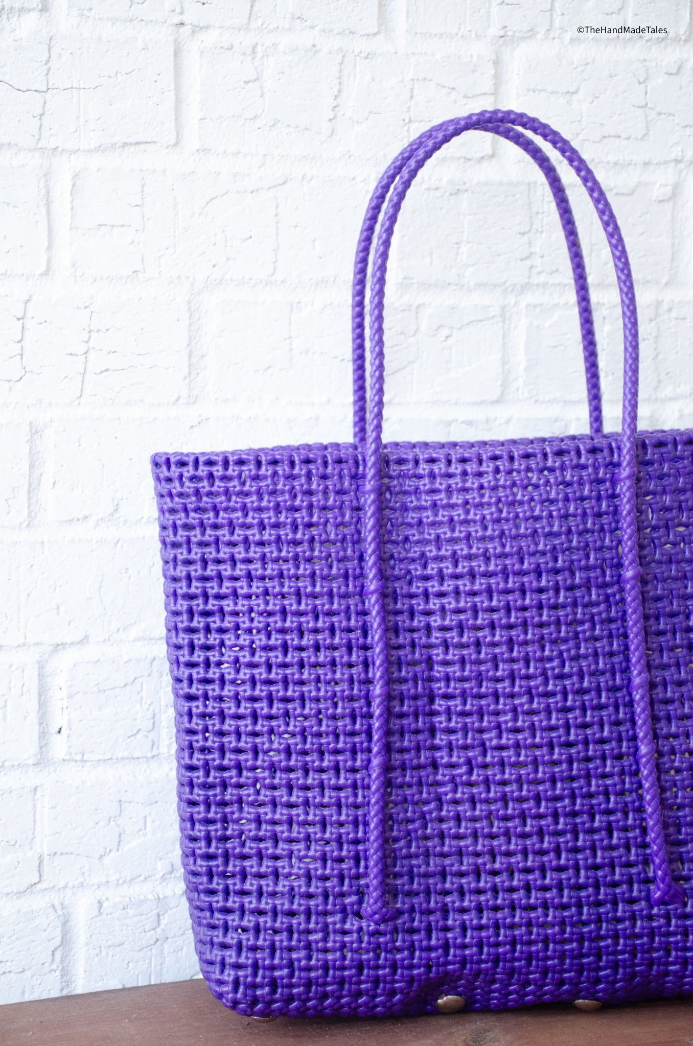 Made to Order - Purple Haze - Large Market bag, South Indian Wire Koodai