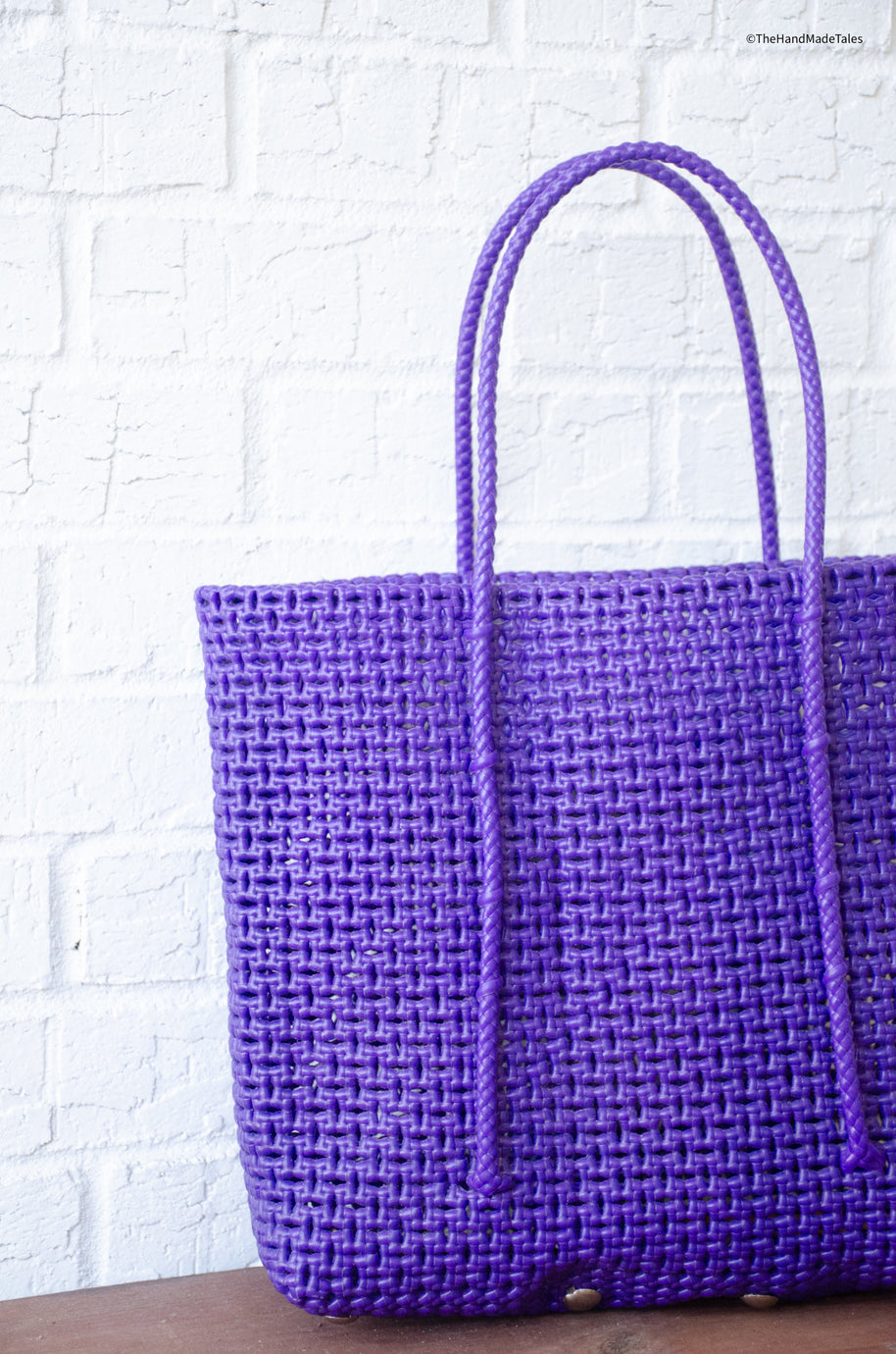 Made to Order - Purple Haze - Large Market bag, South Indian Wire Koodai