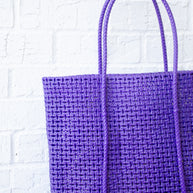 Made to Order - Purple Haze - Large Market bag, South Indian Wire Koodai