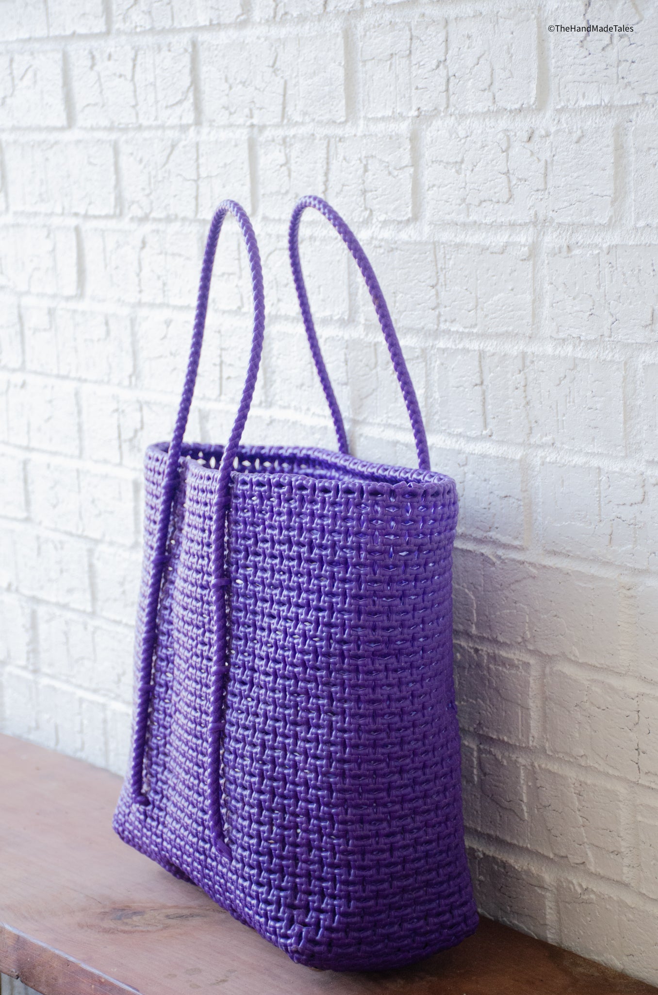 Made to Order - Purple Haze - Large Market bag, South Indian Wire Koodai