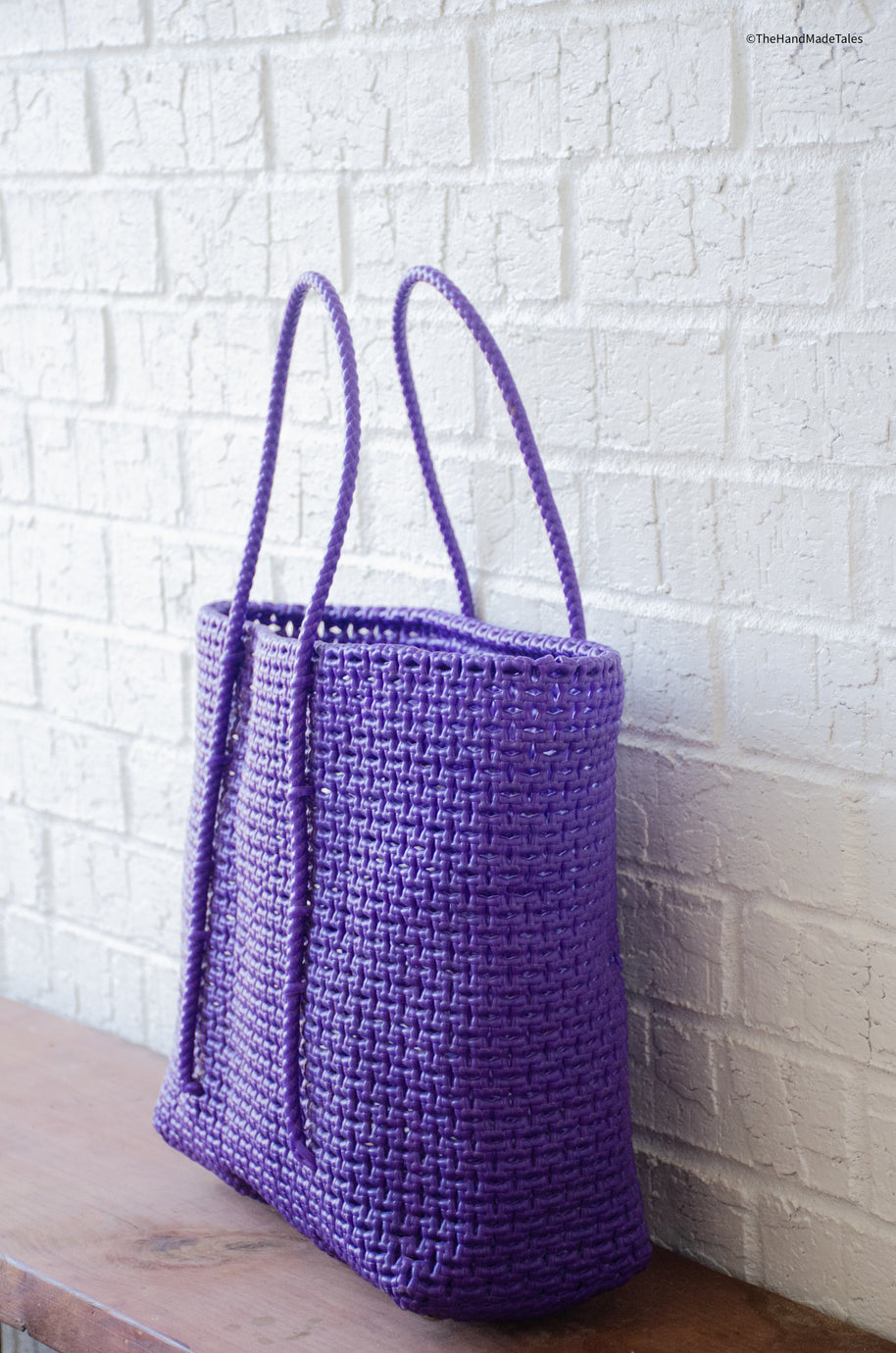 Made to Order - Purple Haze - Large Market bag, South Indian Wire Koodai